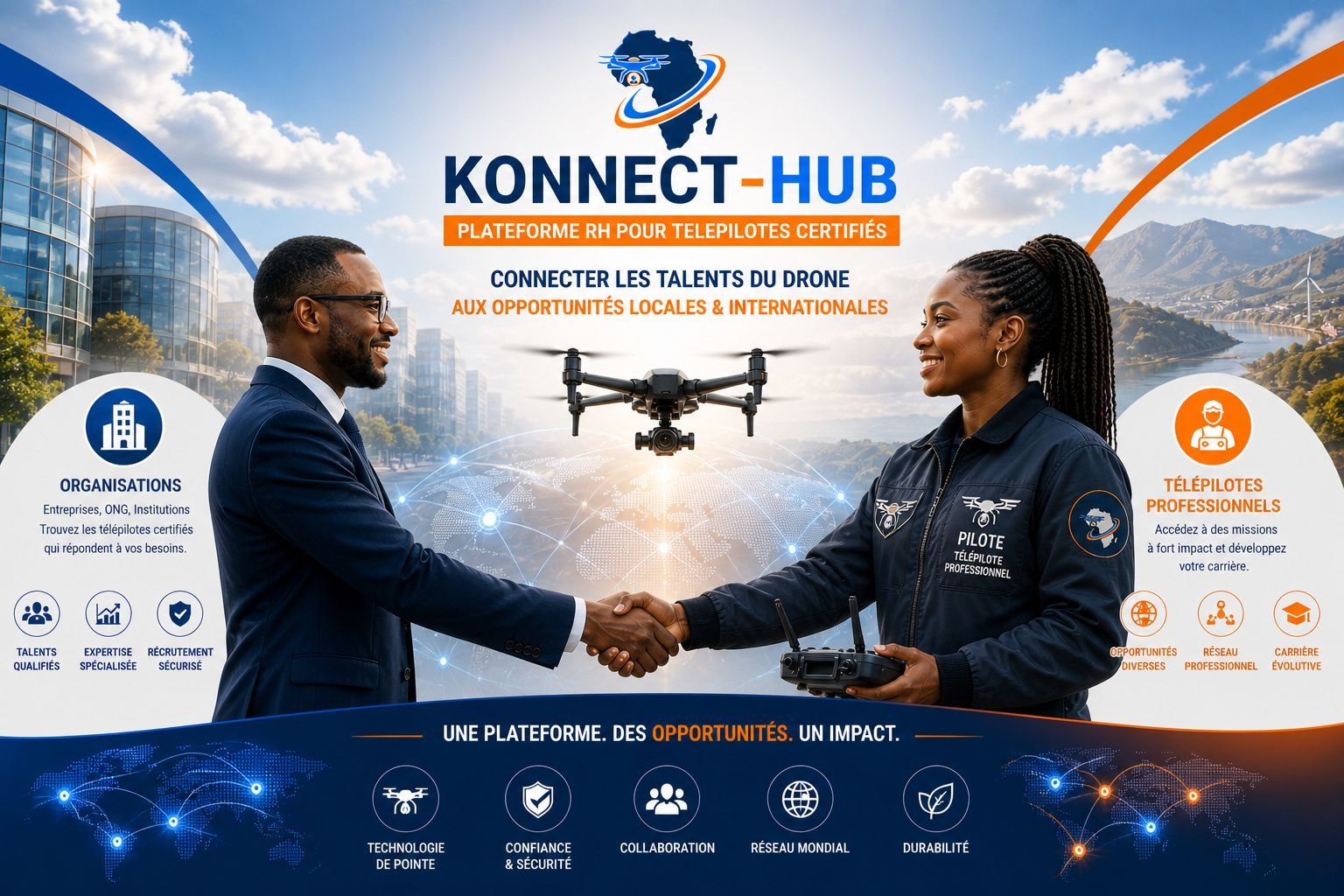 Opérations Drone Konnect-Hub